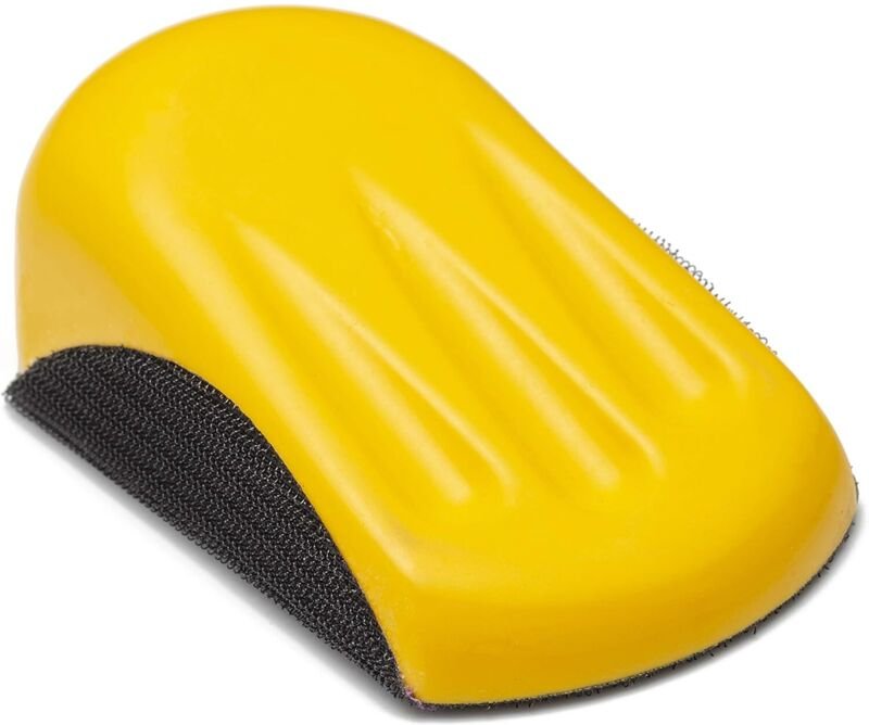 Schaumstoff-Handschleifblock für 125-mm-Klettschleifscheiben – 80 x 125 mm
