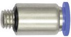 Riegler - Gerade Steckverschraubung »Blaue Serie« mini, rund, M7