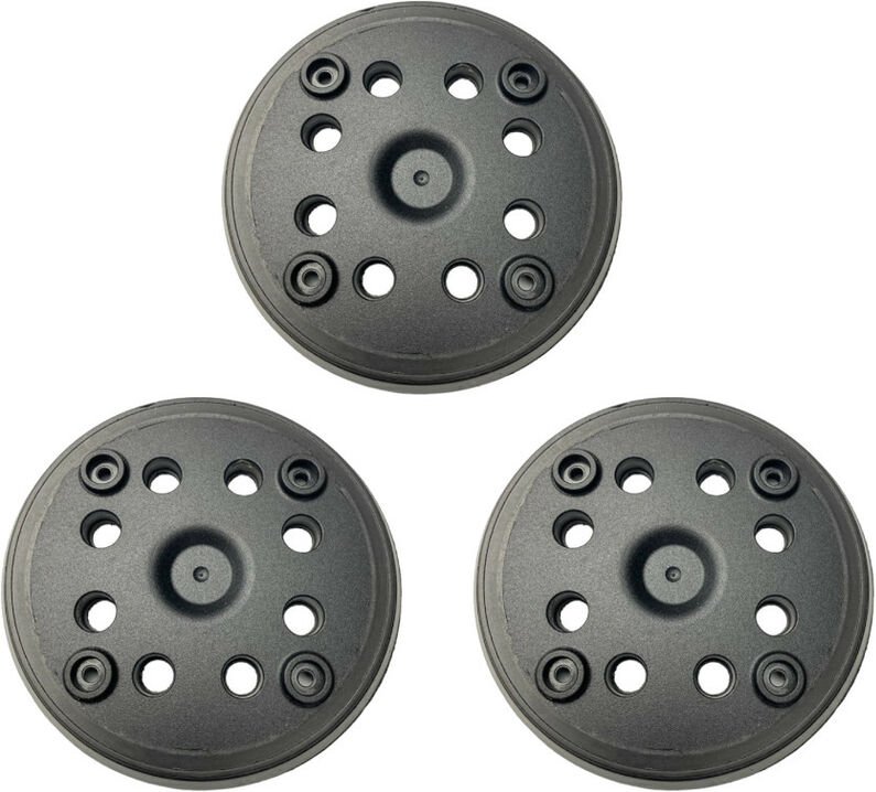 Trade-Shop Klett Schleifteller Stützteller kompatibel mit Bosch PEX 270 A/AE Exzenterschleifer ersetzt 2.608.601.159, 2....