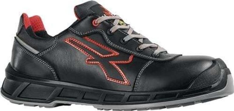 U-power - Sicherheitshalbschuh Billie Gr.43 W.11 schwarz/rot S3S ci fo sr esd