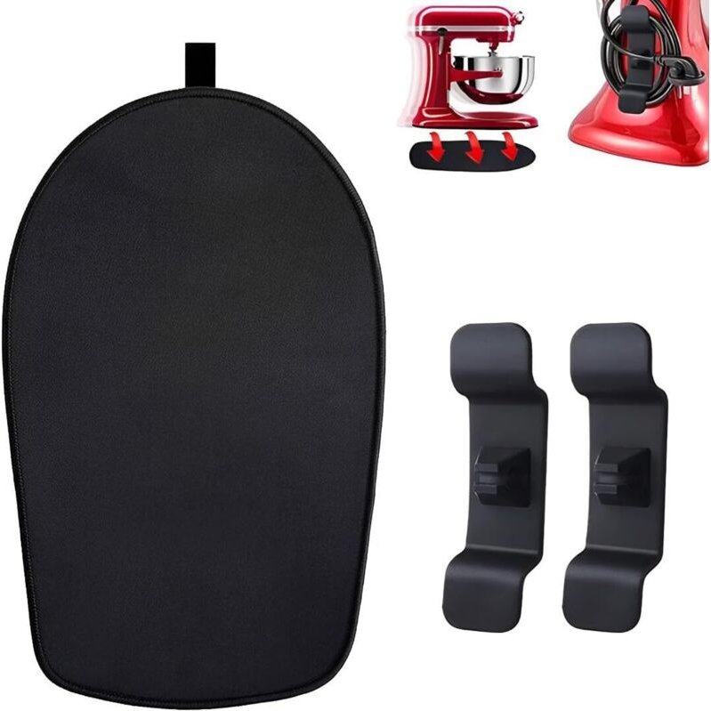 Küchenmixer-Slipmatte, Gummi-Küchenmatte, Gummi-Monstermatte, mobile Mixermatte, Gummi-Mixermatte - Lntyq