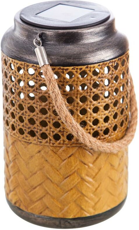 Outdoorleuchte Solar Laterne Außen Boho Deko Solarleuchte Solarlaternen für Außen Garten, hängend stehend, led, DxH 12x1...