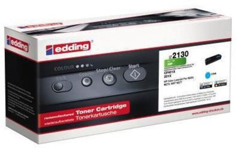 Toner kein Originalzubehör Kompatibel mit: hp 201X EDD-2130 ca. 2.300 Seiten cyan