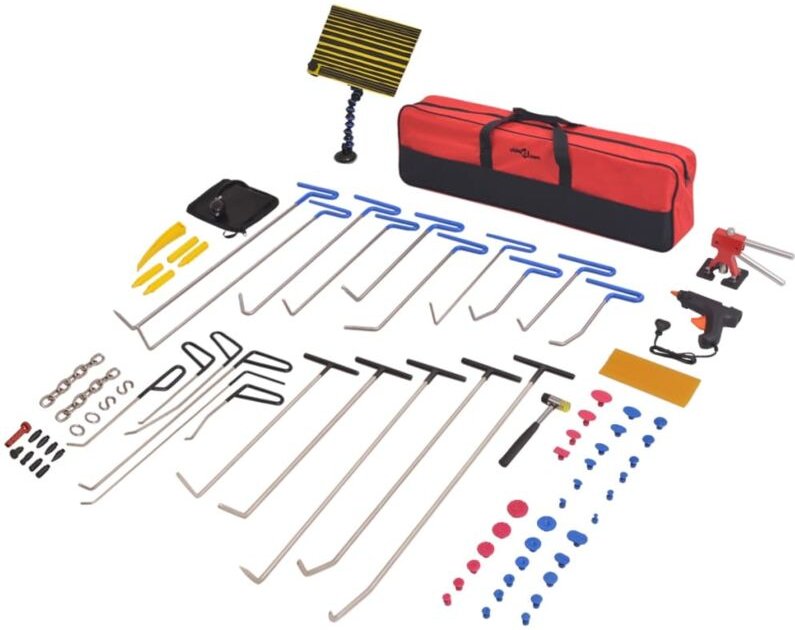 87-tlg. Ausbeulwerkzeug-Set Edelstahl vidaXL