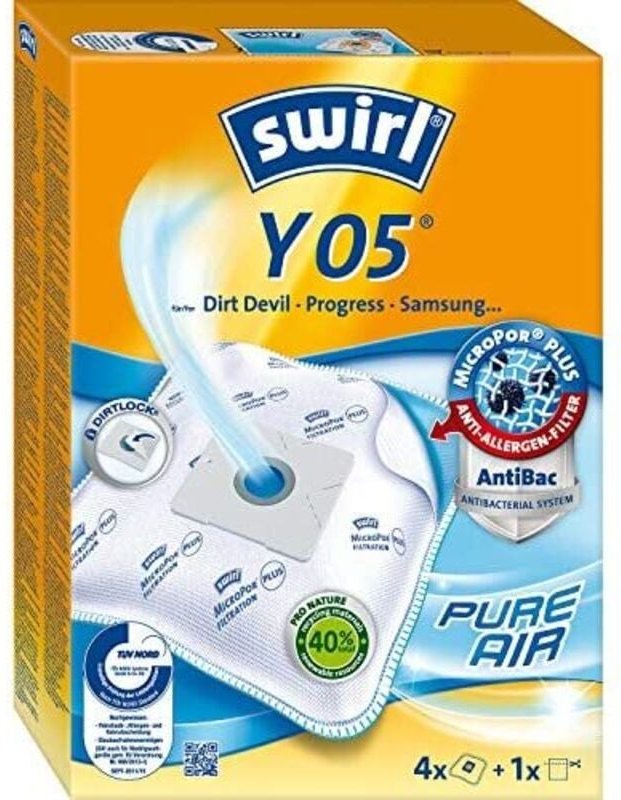 Thumbnail - Swirl Y05 AirSpace Staubsaugerbeutel 4 St.