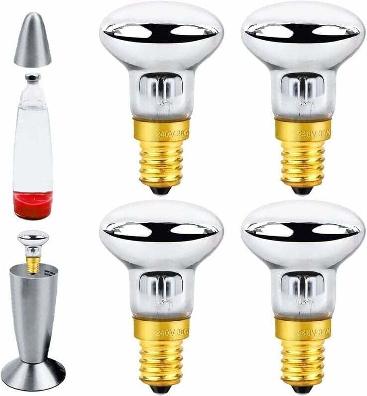 Thumbnail - Famille - gabrielle 30W E14 R39 Lavalampen-Reflektorlampe, Warmweiß 2700K, 340LM, E14 R39-Sockel-Wärmelampen, AC220-230V...