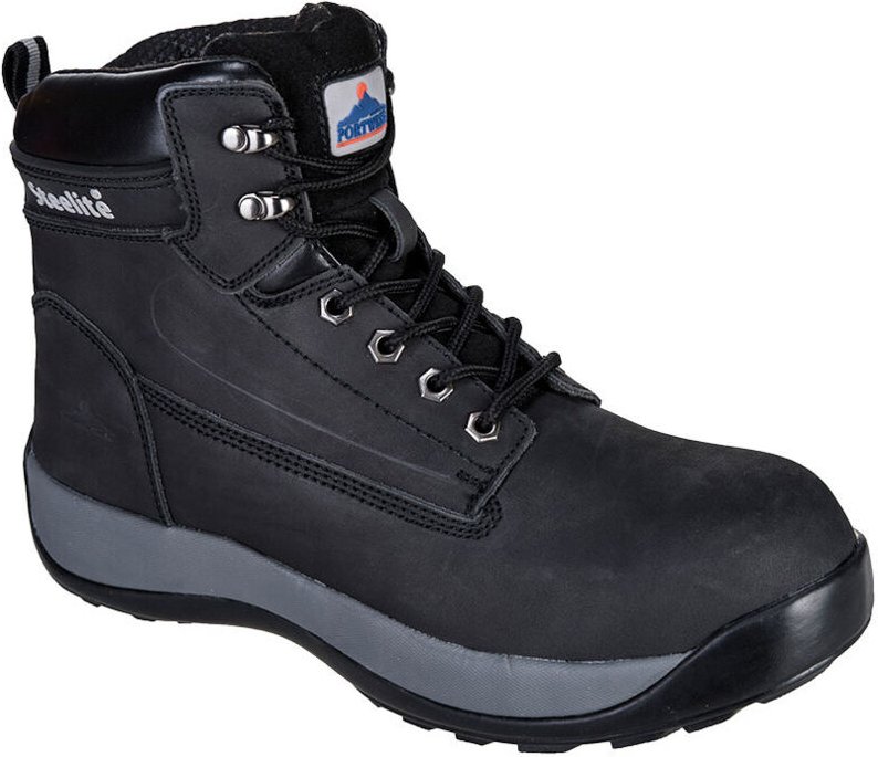 Constructo Nubuck Sicherheitsstiefel S3 HRO Farbe: Schwarz Größe 42 - Portwest