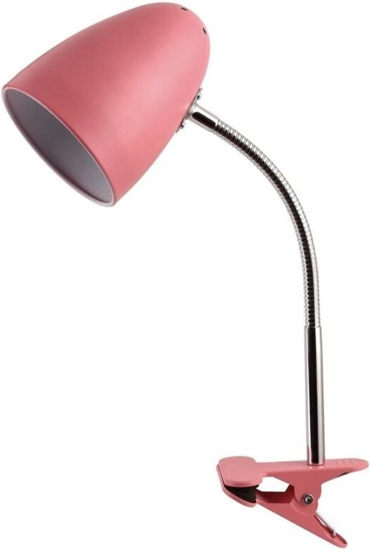 Gaeta E27 Rosa Schreibtischlampe mit Klemme
