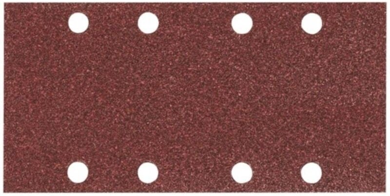 Thumbnail - Makita Schleifpapier klett, 93 x 185 mm, K80, 10 Stk. 93 x 185 mm • K80 • 10 Stk. • 8 Loch