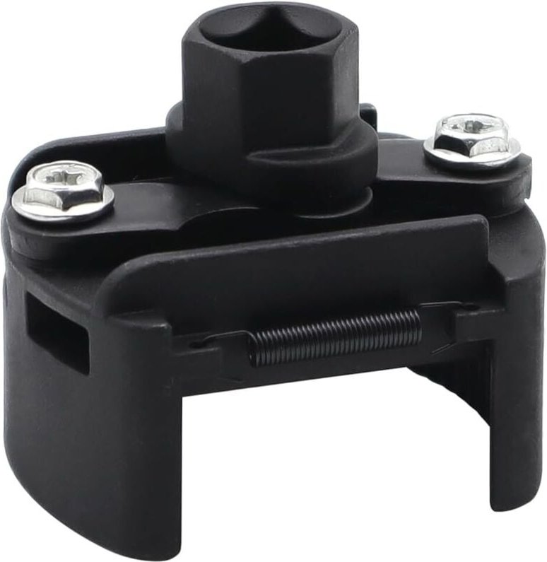 Sollbry Ölfilterschlüssel, universeller 60–80 mm Ölfilterschlüssel, verstellbarer Ölfilterschlüssel, 2 verstellbare Guss...