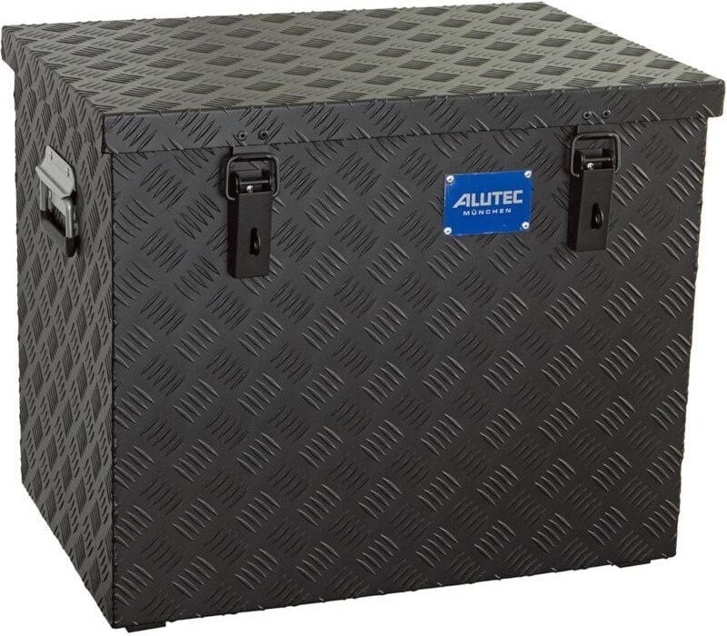 ALUTEC Aluminiumbox Extreme 120 Schwarz, 120 ltr., (LxBxH) 600 x 400 x 500 mm