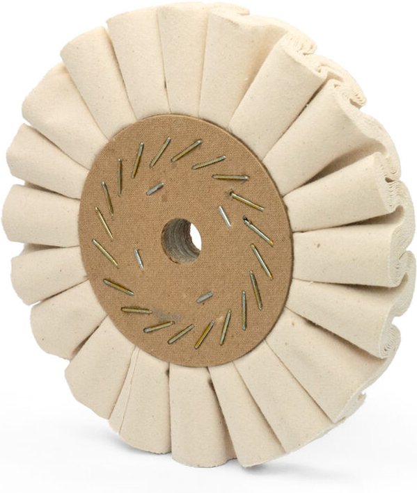 Fervi - Gewellte Baumwollscheiben 200x20 mm 14 Lagen fur Tischschleifer dc200