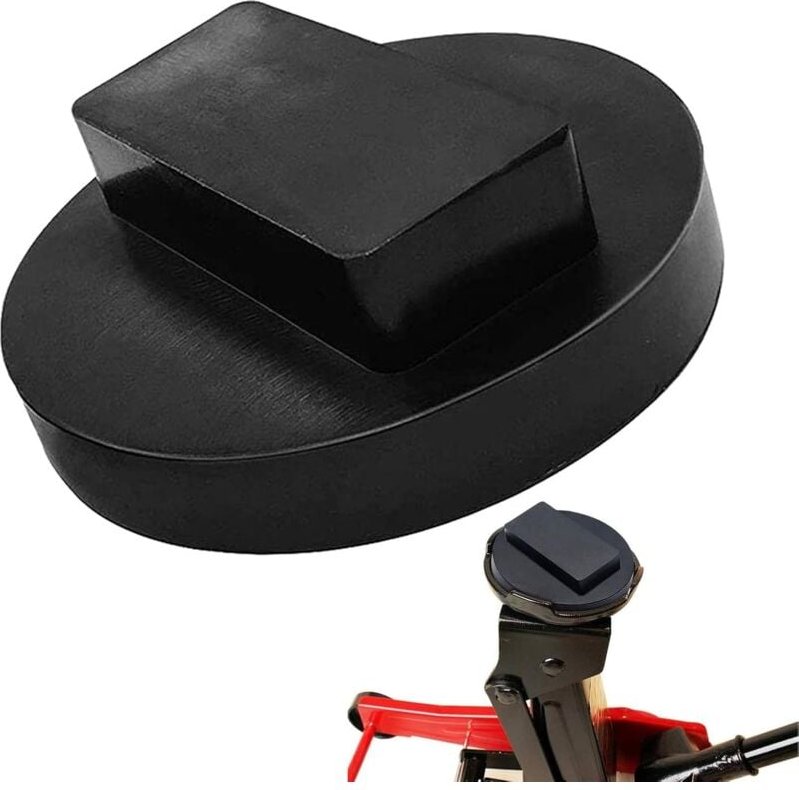 Bluedeer - 1 Stücke Wagenheber Gummiauflage, Gummi Schwarz Hebe Belag Werkzeug Adapter, Unterstellbock Gummiblock, Jack ...