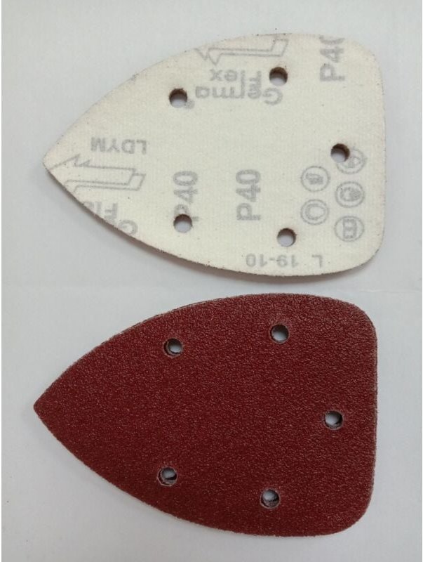 Set mit 40 Schleifblättern, Joyoldelf Schleifpapier 40/60/80/120, ideal für Multifunktionsschleifer