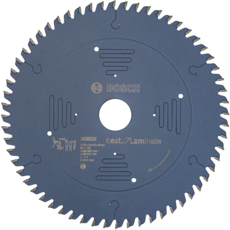 Kreissägeblatt Best for Laminate, 216 x 30 x 2,5 mm, 60 - Bosch