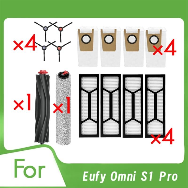 14 pcs für Omni S1 Pro Selbstentleerendes Roboterstaubsaugerzubehör
