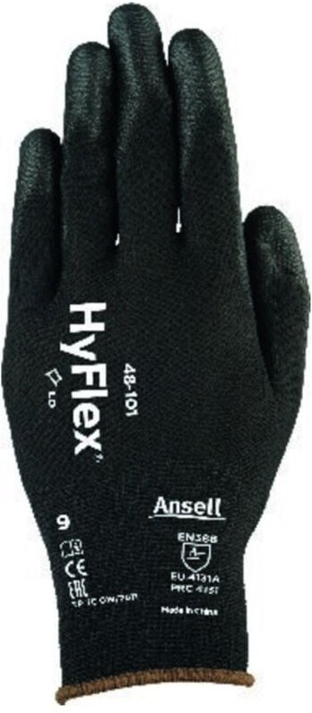 Handschuh HyFlex 48-101,schwarz, Gr. 8 12 Stk - Ansell