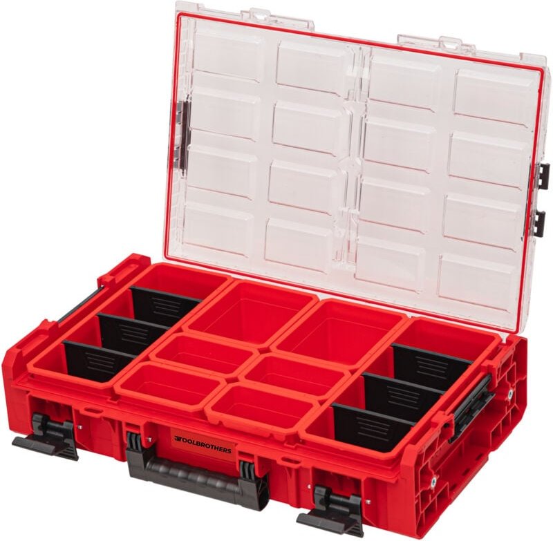 Toolbrothers - rhino xxl Organizer ultra Höhe xl Boxen 13,5 l IP66 mit herausnehmbaren Boxen + Trennwänden