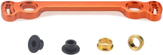 Tlily - 8146 Metalllenk Platte für 1/8 9116 9020 9072 08421 08423 08425 08426 08427 Rc Auto Teile Zubehör, Orange