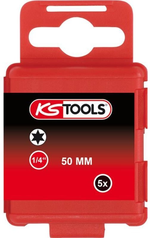 1/4' Bit Torx, 50mm, T9, 5er Pack
