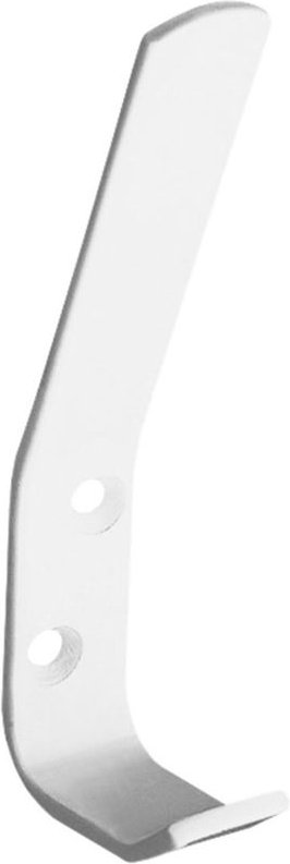 Ms Beschläge - Kleiderhaken Mantelhaken Weiß pulverbeschichtet Garderobenhaken Wandhaken Haken