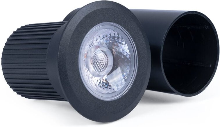 10W led Bodeneinbauleuchte Warmweiß IP67, Schwarz