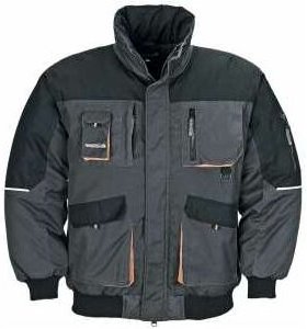 Terratrendjob - Terratrend Job Pilotenjacke dunkelgrau/schwarz Größe xl