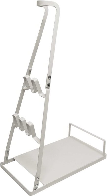 Staubsaugerhalter Ständer kompatibel mit Kärcher VC7, VC4, VC6 Akku-Staubsauger, Handstaubsauger Weiß - Vhbw