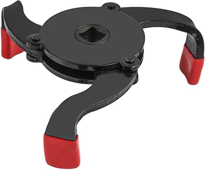 Lfilterschlüssel 3 Backen, ø 60mm - 95mm, Universal-Ölfilterschlüssel, Abnehmbares Auto-Ölfilterwerkzeug - Lntyq