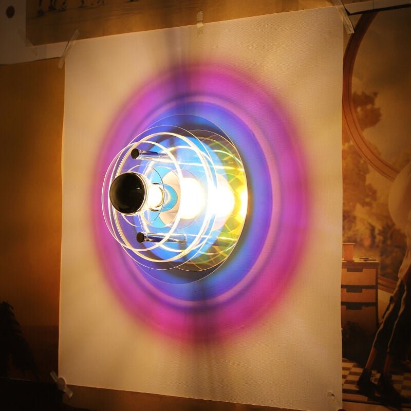 Mittelalterliche Wandlampe, ufo Ultramoderne Weltraumzeitalter 70er Bauhaus Wohnzimmer Schlafzimmer Atmosphäre Hotel Wan...