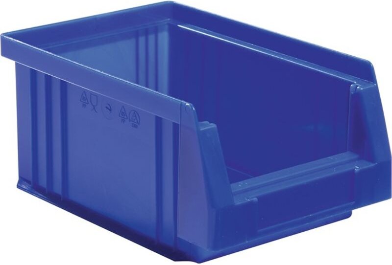 LA-KA-PE 01850 02 02 Sichtlagerkasten PLK L164xB105xH75mm PP blau