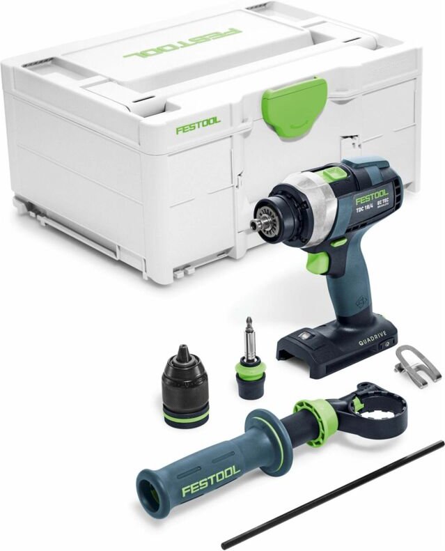 Thumbnail - Akku-Bohrschrauber tdc 18/4 I-Basic quadrive im Systainer SYS3 m 187 - Festool