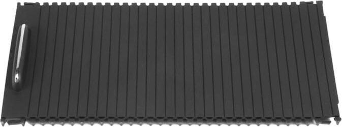 Tlily - Auto Innen Konsole Rollo Abdeckung für - c / E-Calss W204 S204 W212 S212 A20468076079051 Schwarz