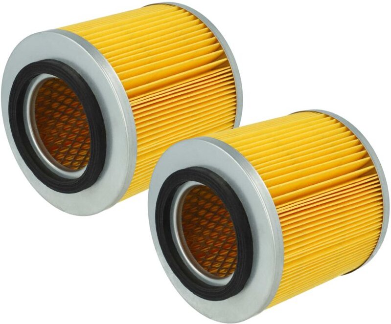 vhbw Filterset 2x Faltenfilter kompatibel mit Kärcher NT 80/1 B1 M, NT 80/1 B1 MS Staubsauger - Filter, Patronenfilter, ...