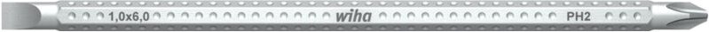 Wiha - Wechselklinge system 6 Schlitz, Phillips 6,0 mm, PH2, 150 mm (00666)