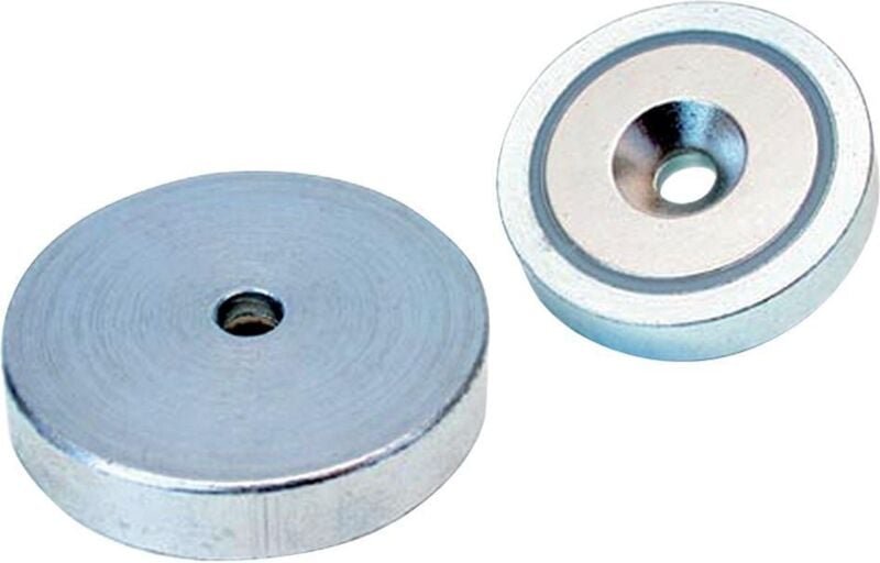 Beloh NdFeB-Magnet-Flachgreifer mit Durchgangsbohrung 20 x 6,0 mm
