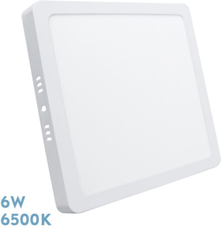 Selenite Square Surface Downlight 6 W 6500 K Weiß 540 Lm 2,8 x 12 x 12 cm