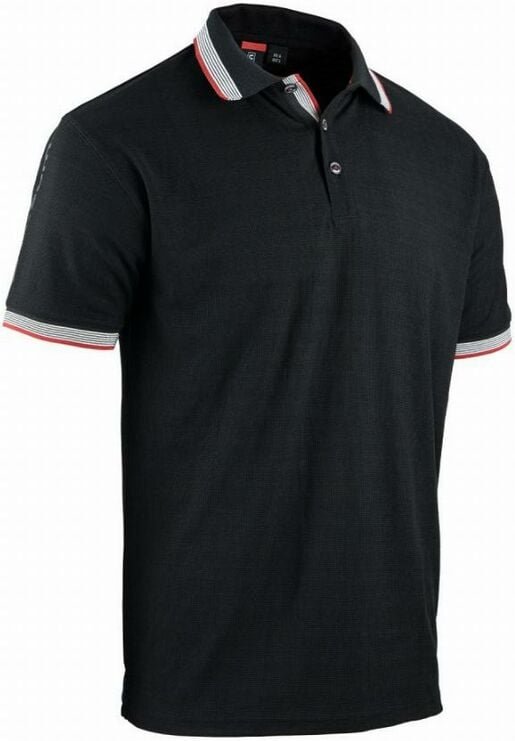 Soccer Polo Schwarz/Rot Größe l - FXWW9010E-L - Facom