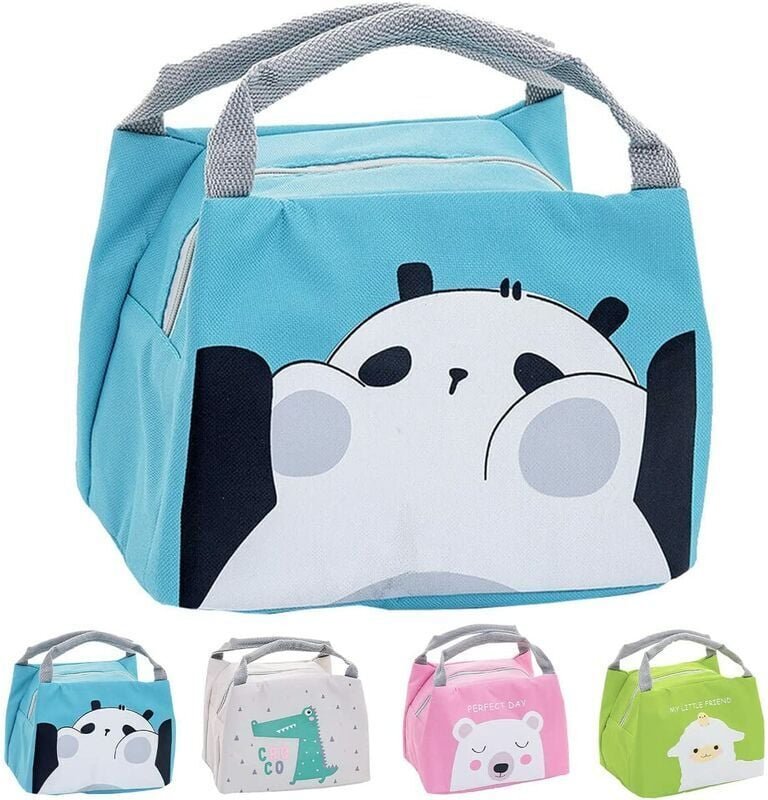 Thumbnail - Shining House - Isolierte Lunchtasche für Mädchen, isolierte Lunchtasche, Kinder-Lunchkorb, Mini-isolierte Lunchtasche f...