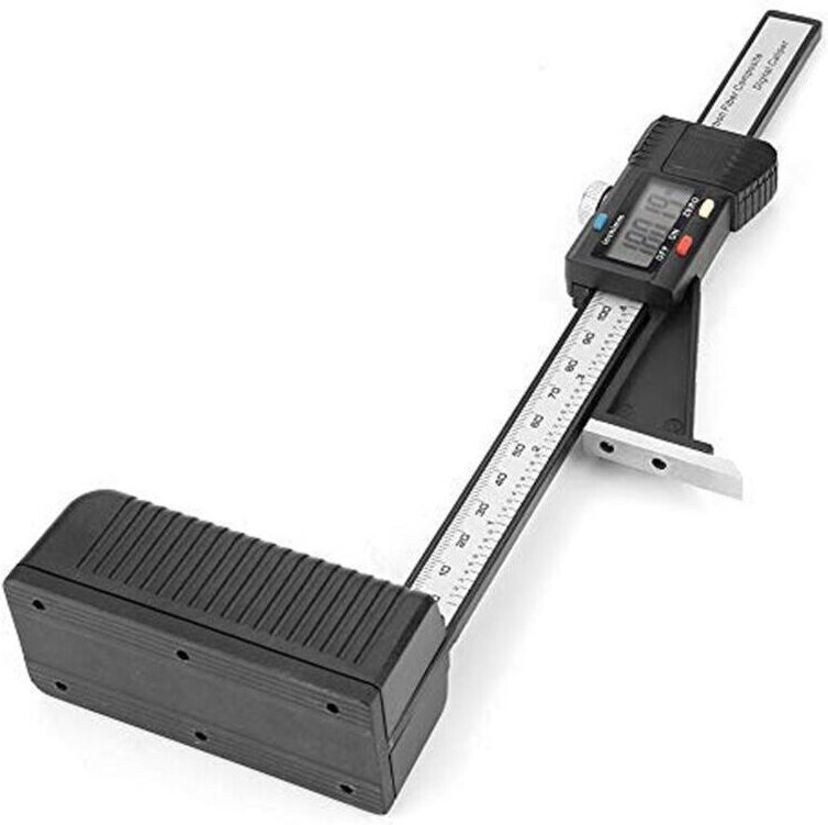 Höhenmesser, 0-150 mm digitaler Tiefenmesser, LCD-Digitalanzeigebildschirm Präzisionshöhenöffnungstiefe, mit Magnetfuß, ...