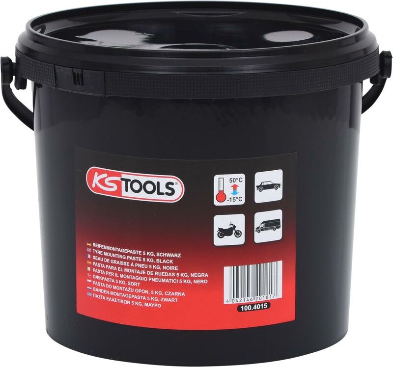 Ks tools Reifenmontagepaste 5 kg schwarz - 100.4015