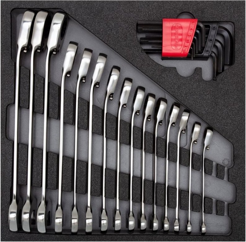 Gedore - R22250001 Schraubenschlüsselsatz 4/6 CT-Modul 24-teilig