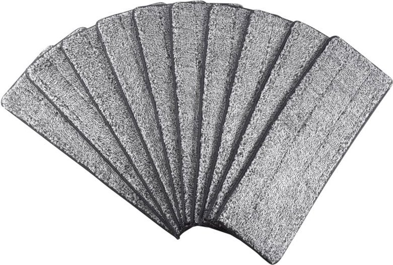 10 StüCke Mikro Faser Wisch Pads Haus KüChe Boden Reinigung Flach Tuch Bad Mopp Reinigungs Werkzeuge l