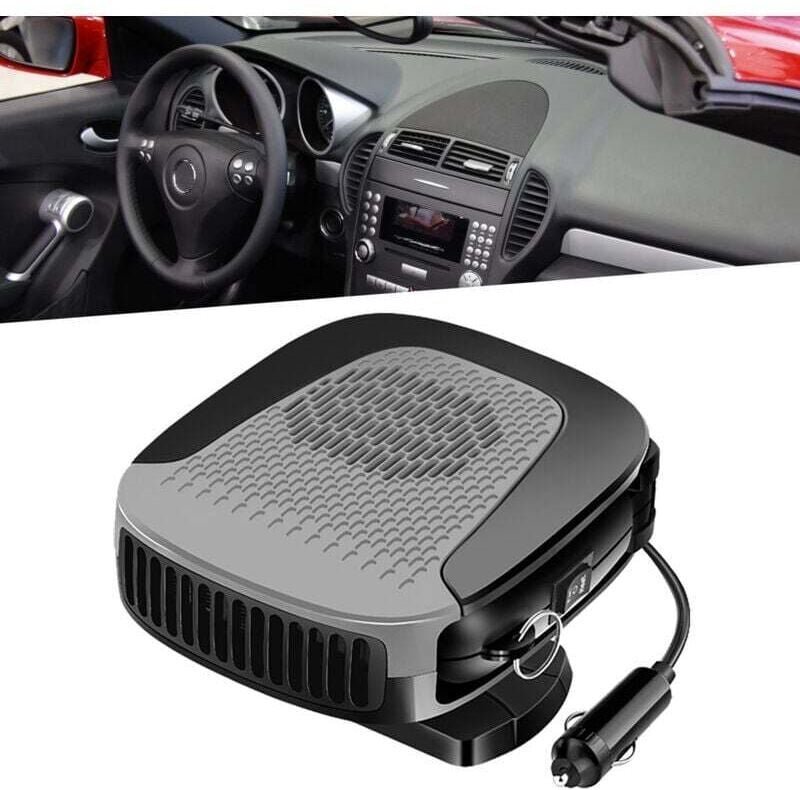 ZVD - Ventilateur de chauffage de voiture 12 v, rotation à 360 °, dégivreur de pare-brise intérieur, chauffage rapide po...