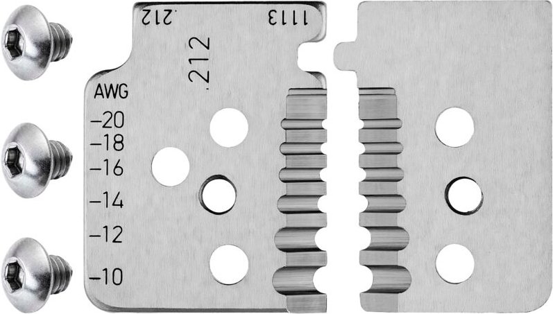 Knipex - 12 19 13 1 Satz Ersatzmesser für 12 12 13