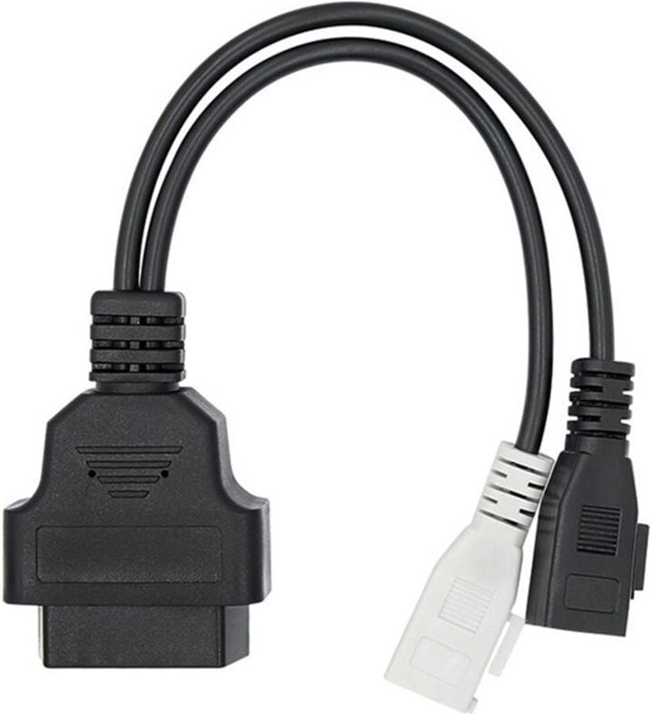 Tlily - obd ii OBD2 Kabel 2 x 2Pin auf 16Pin Buchse Diagnoseadapter für - Seat