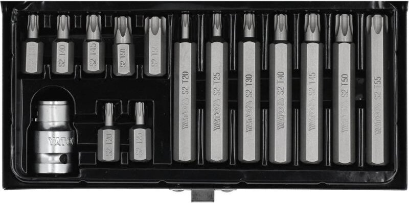 Yato - Torx-Sicherheitsschraubendreher-Bits, 15er-Set YT-0417