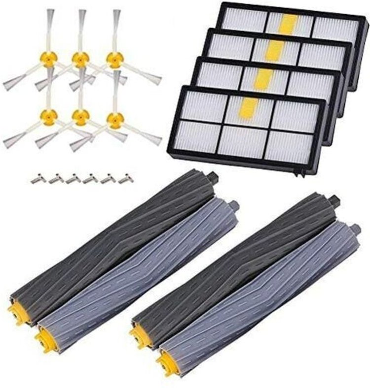 Bürsten-Ersatzset, Ersatzteile für iRobot Roomba 800, 860, 865, 866, 870, 871, 880, 885, 886, 890, 900, 960, 966, 980 Se...