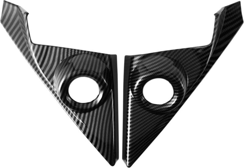 Tlily - ABS-Kohlefaser-Innenraum-Lautsprecherfenster-A-Säulenabdeckungsverkleidung für 2016-2019 Limousine der 10. Gener...