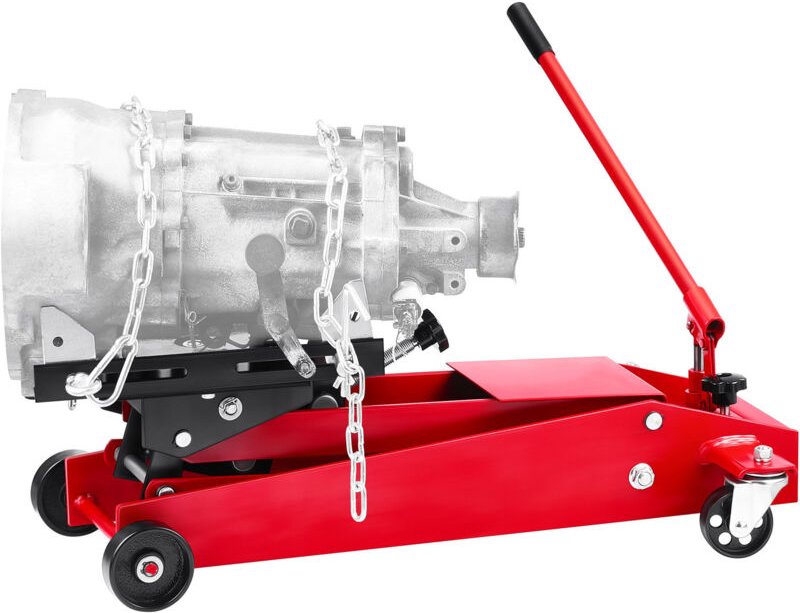 Mophorn Hydraulischer Wagenheber mit niedrigem Profil, 450 kg Tragkraft, 16–64 cm Hubhöhe und flexiblen 360°-Schwenkräde...